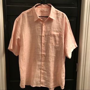Men’s Linen Tommy Bahama Short Sleeve Size XL